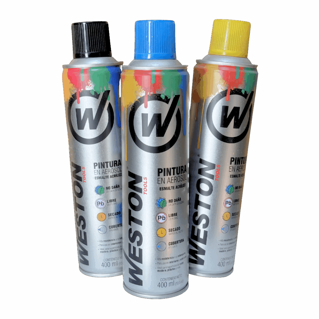 pintura en aerosol marca weston